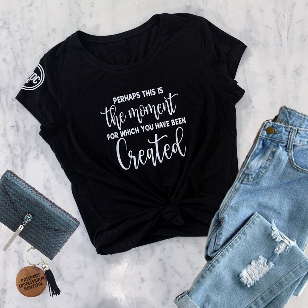 Moment You Were Created For Christian T-Shirt - Picture 2 of 11